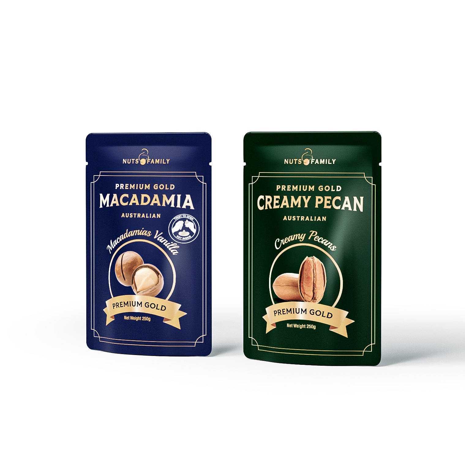 Nuts Family Macadamia / Creamy Pecans 250g