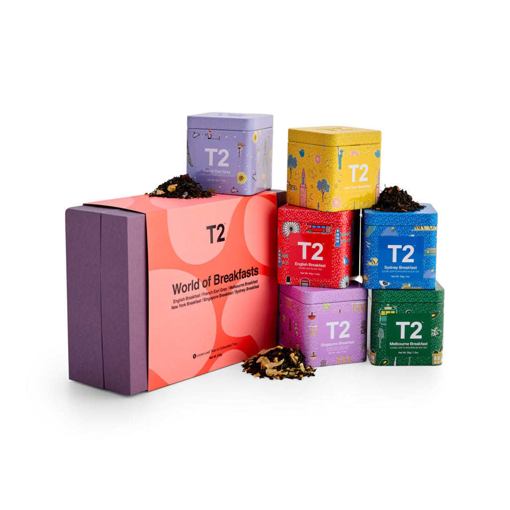 T2 World of Breakfasts セット T2] World of Breakfast Loose Leaf Gift Pack – Rosyd International