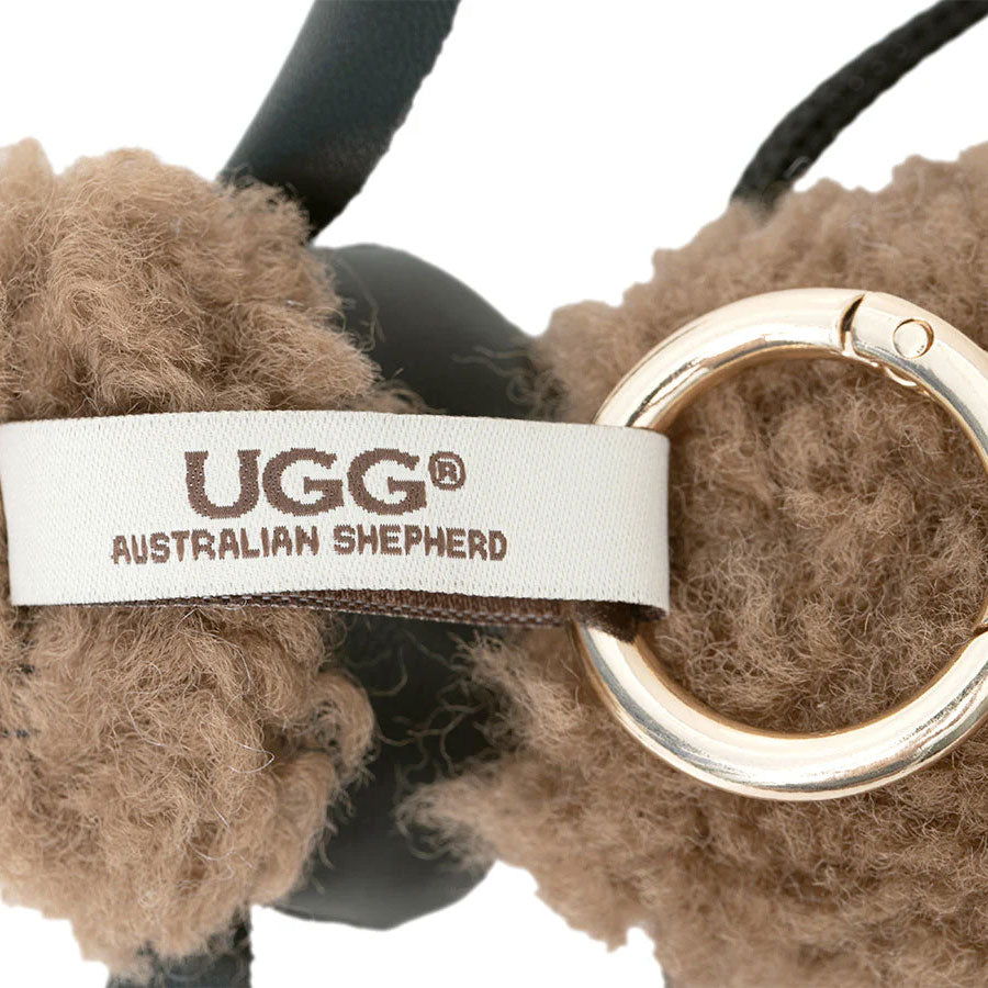 Fluffy Sheepskin Wool Sheep Keyrings