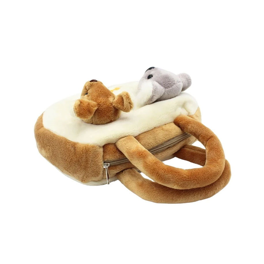 Koala and Kangaroo Plush Handbag