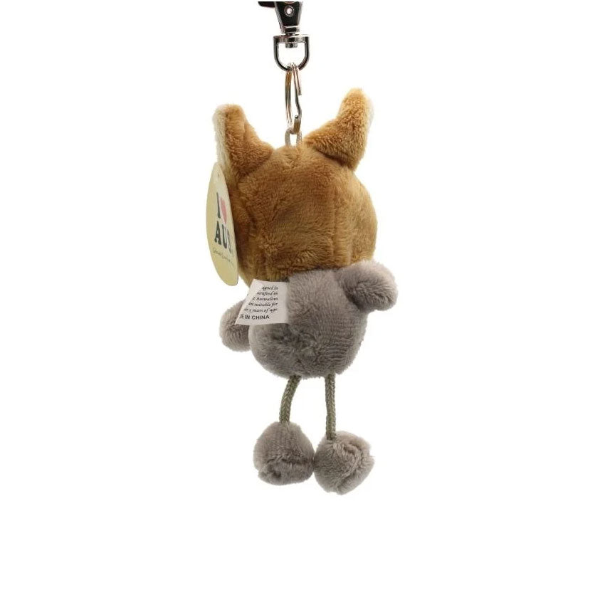 Koala in Kangaroo Hat Plush Keyring