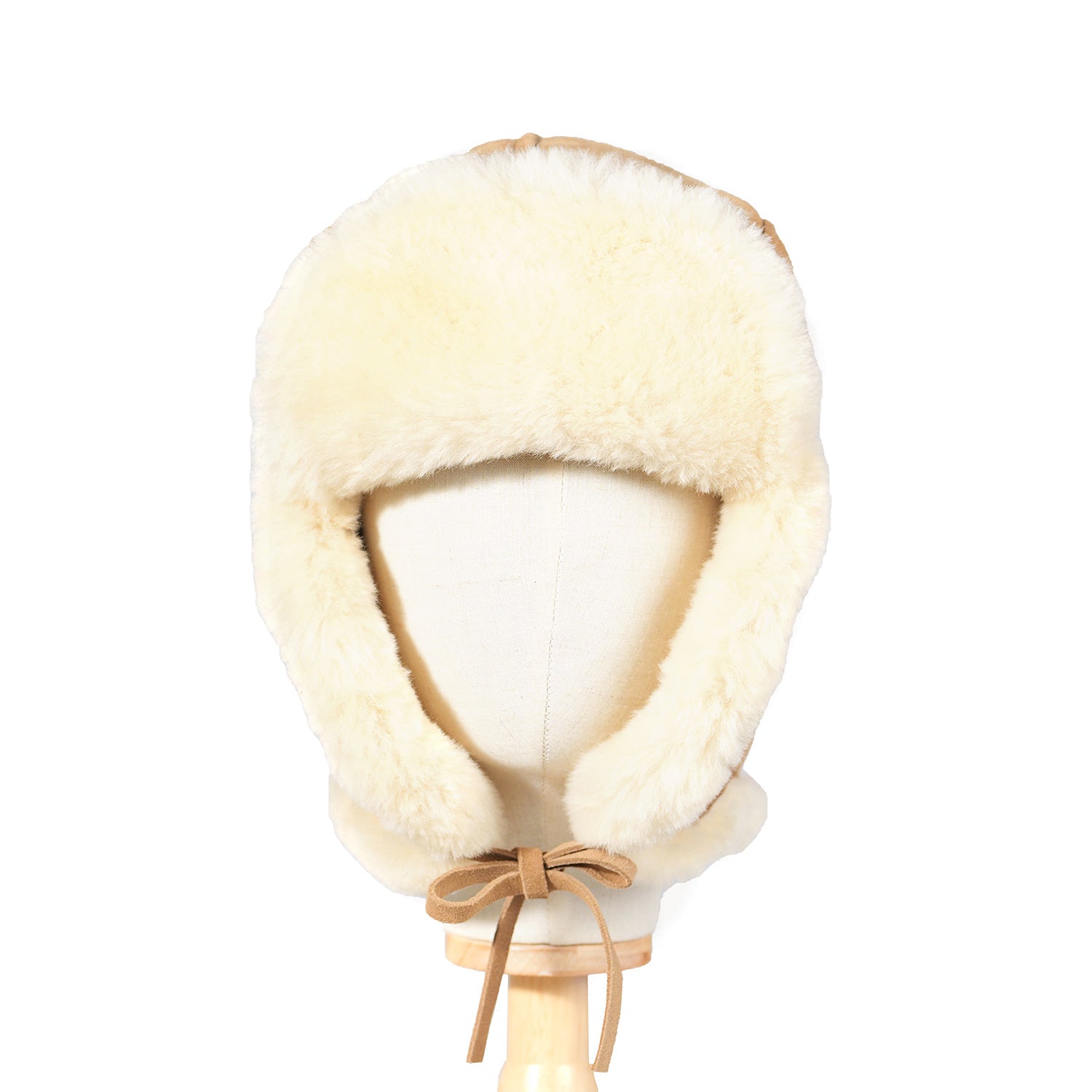 Ugg Sheepskin Hat with Tie