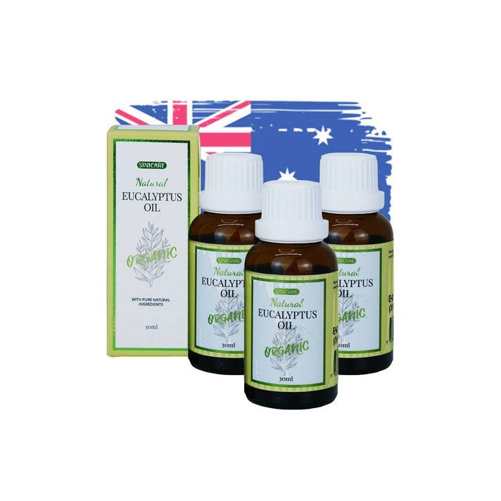 [SINICARE] Australia Eucalyptus Oil x3 Bottles Natural Essential Sleep