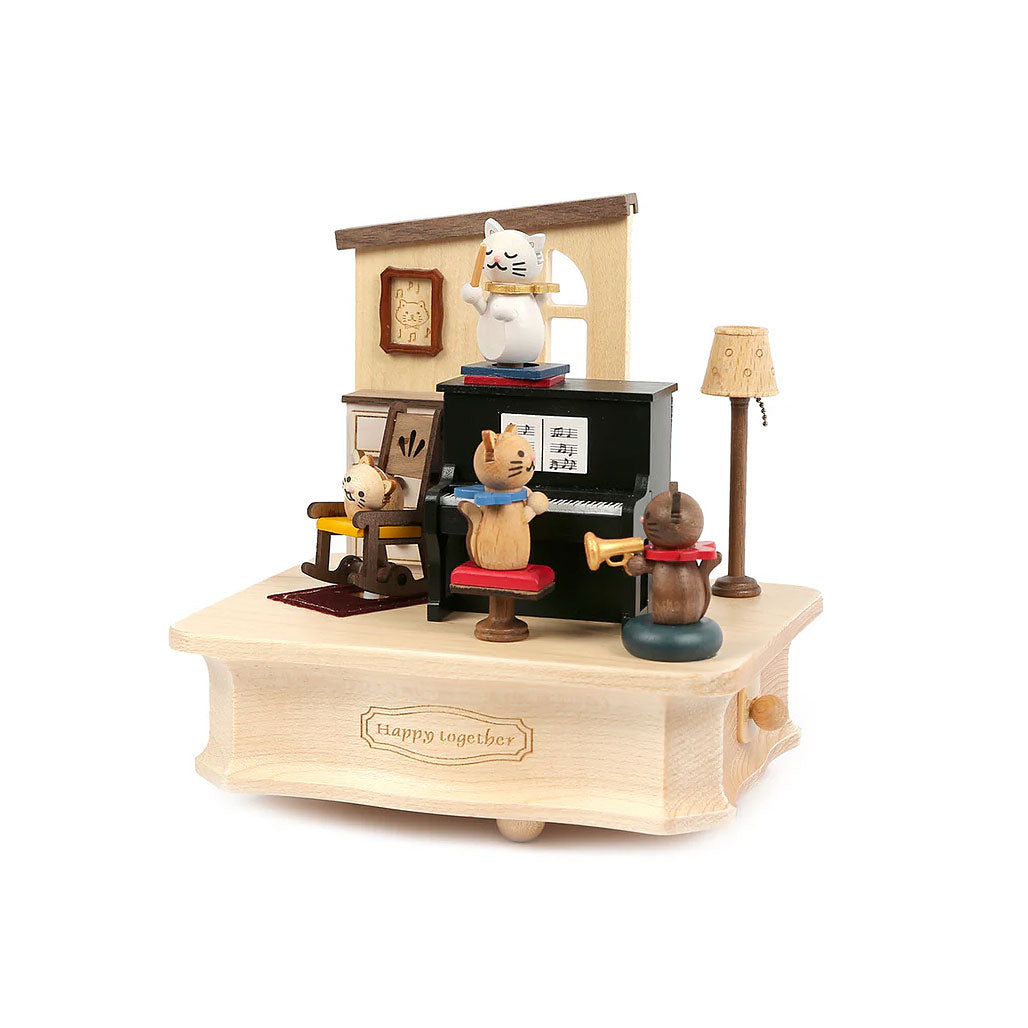 Wonderful life Cats Play Piano