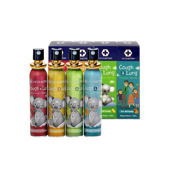 Dr.Natural Mediactive Cough & Lung Fresher Spray 100ml Set (25ml X 4ea)