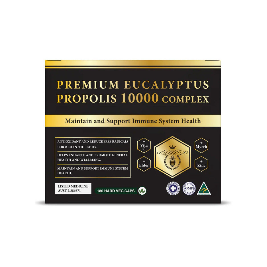 SINI CARE Premium Eucalyptus & Propolis 10,000 Complex 180s