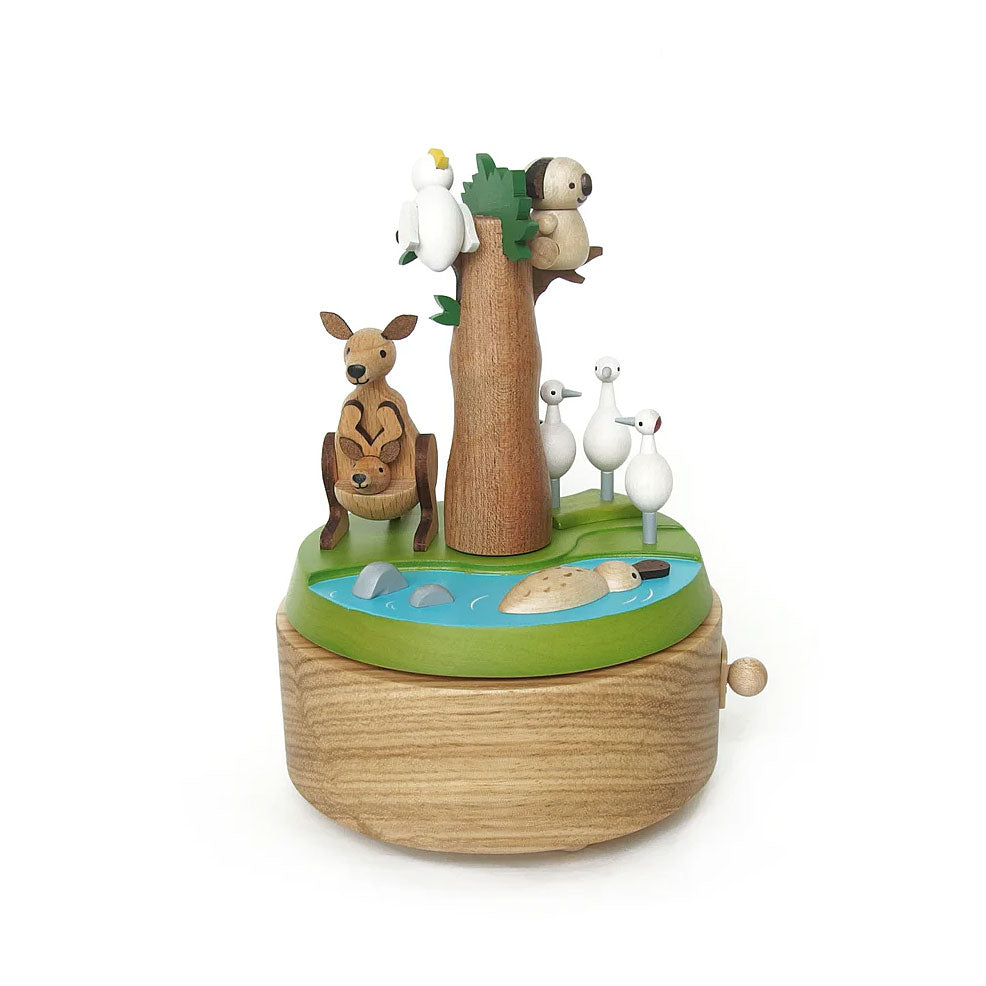 Wonderful life Australian Park Double Go Around Music Box