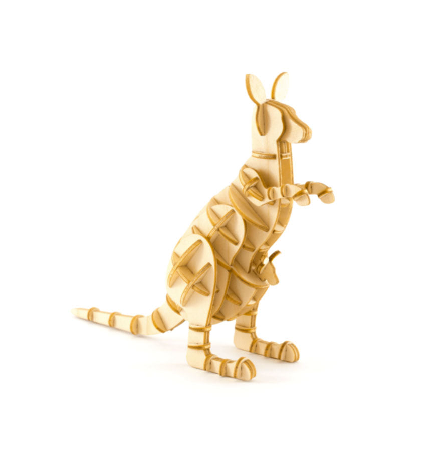 [Wooden art]Kangaroo Puzzle